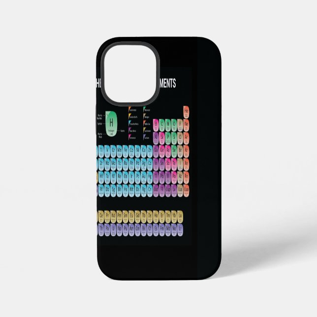 Periodensystem der Elemente iPhone 12 Mini Hülle (Rückseite)