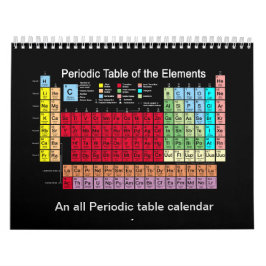 Periodensystem der Elemente Kalender