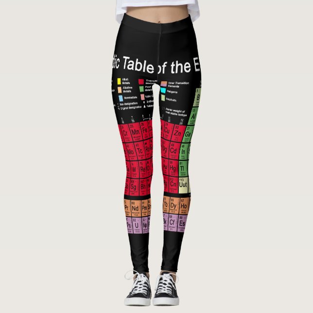 Periodensystem der Elemente Leggings (Vorderseite)