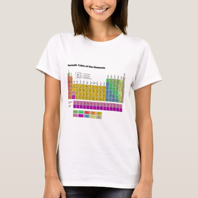 Periodensystem der Elemente T-Shirt (Vorderseite)