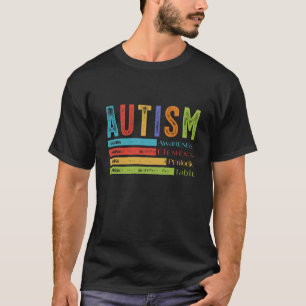 Periodensystem der Elemente zum Autismus-Bewusstse T-Shirt
