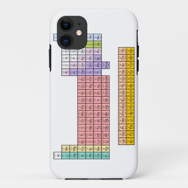 Periodensystem iphone 5 Fall Case-Mate iPhone Hülle (Rückseite)