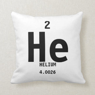 Periodensystem-Kissen - Helium Kissen