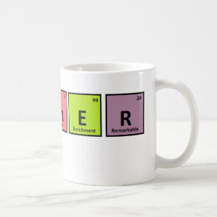 Periodensystem-Lehrer-Anerkennung Kaffeetasse