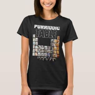 Periodensystem Periodische Elemente Süße Katze Che T-Shirt