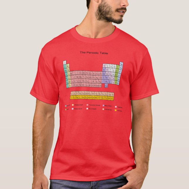 Periodensystem T-Shirt (Vorderseite)