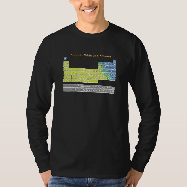 Periodensystem T-Shirt (Vorderseite)