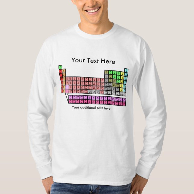 Periodensystem T-Shirt (Vorderseite)