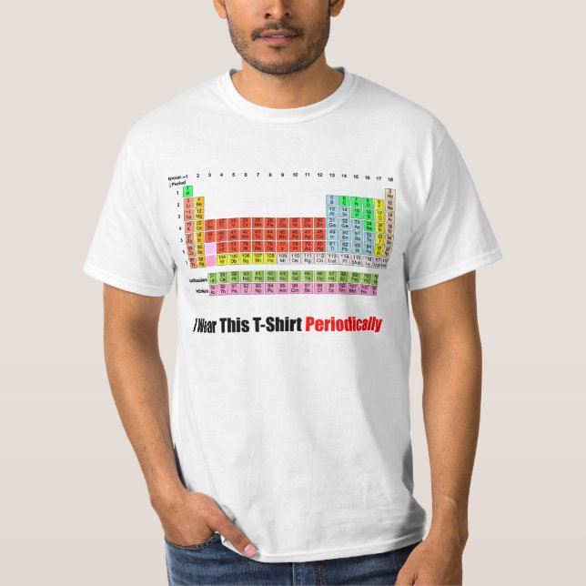 Periodensystem T-Shirt (Vorderseite)