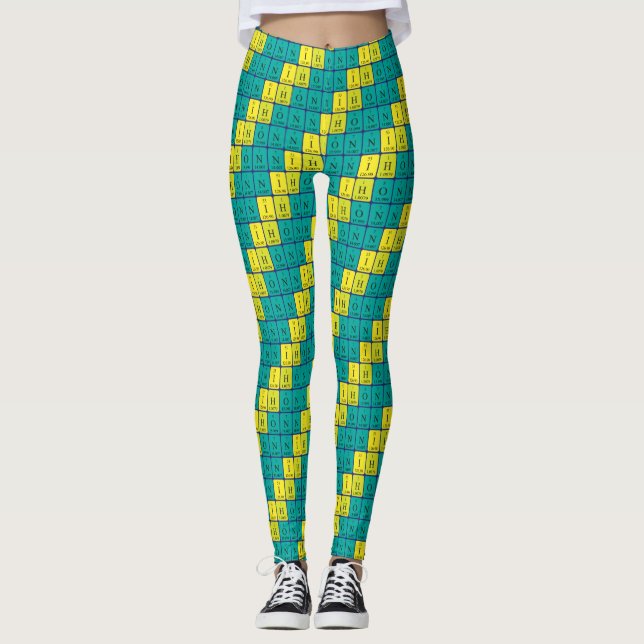 Periodentafel patriotische Leggings von Nihon 11 (Vorderseite)