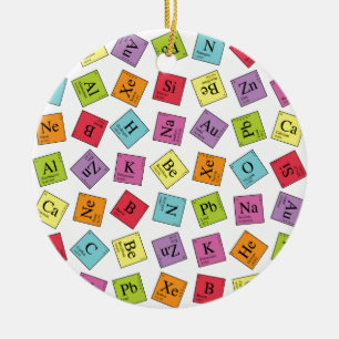 Periodic Elemente Keramik Ornament