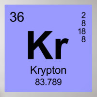 Periodic Table of Elements (Krypton)