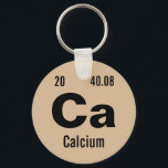 Periodic Table of the Elements Template Schlüsselanhänger<br><div class="desc">Customize this nerdy chemistry periodic table of the elements keychain template. Enter in your favorite element or create your own! Change the chemical element name, symbol, atomic number and atomic mass. Click customize to change the background color or make further edits. Makes an awesome gift idea for the chemist, scientist...</div>