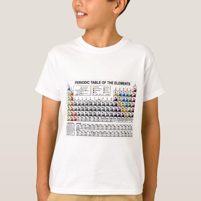 Periodic table T-Shirt (Vorderseite)