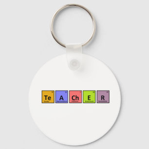 Periodische Bewertung von Tischlehrern Schlüsselanhänger
