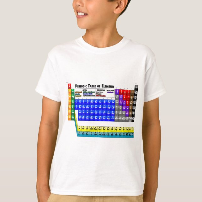 Periodische Elementübersicht T-Shirt (Vorderseite)