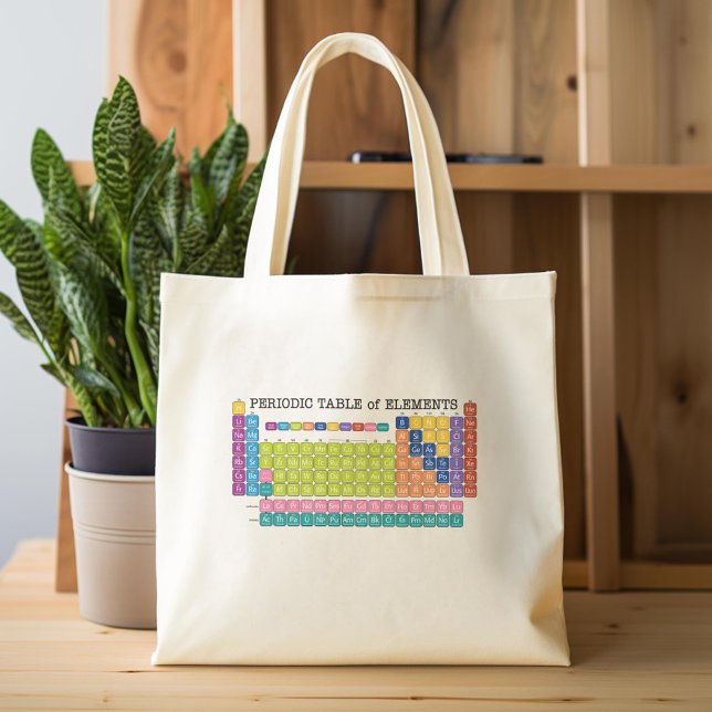 Periodische Elementübersicht Tragetasche (Custom Tote Bag)