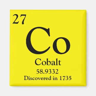 Periodische Kobalttabelle Magnet