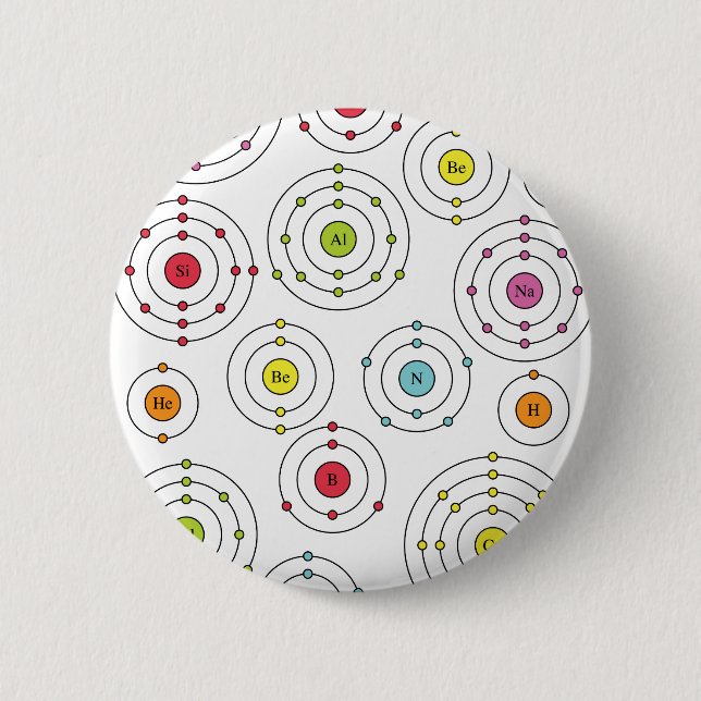 Periodische Muscheln Button (Vorderseite)
