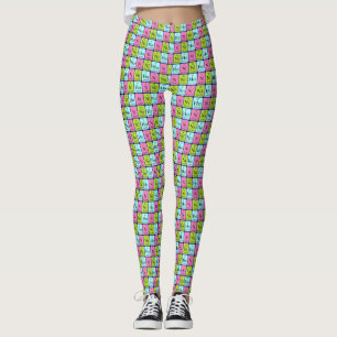 Periodische Nihon-Tabelle patriotische Leggings 1