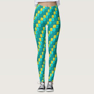 Periodische Nihon-Tabelle patriotische Leggings 5