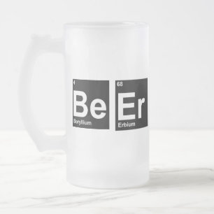 Periodische Redewendungen: Seien Sie äh Mattglas Bierglas