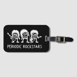 Periodische Rockstars Chemie Humor Gepäckanhänger