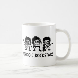 Periodische Rockstars Chemie Humor Kaffeetasse