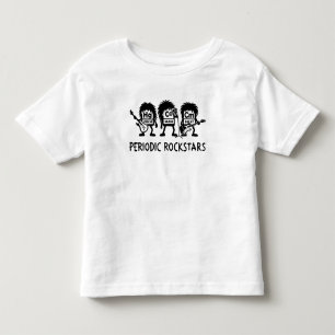Periodische Rockstars Chemie Humor Kleinkind T-shirt