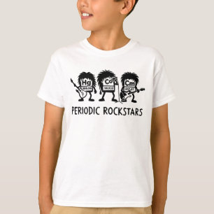 Periodische Rockstars Chemie Humor T-Shirt