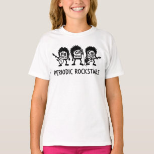 Periodische Rockstars Chemie Humor T-Shirt