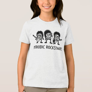 Periodische Rockstars Chemie Humor Tri-Blend Shirt