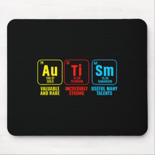 Periodische Sensibilisierung für Autismus Mousepad