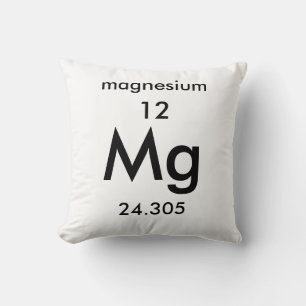 Periodische Tabelle 12 Magnesiumkissen Kissen