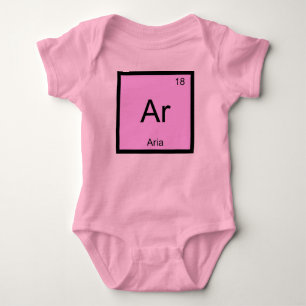 Periodische Tabelle Aria Name Chemistry Element Baby Strampler
