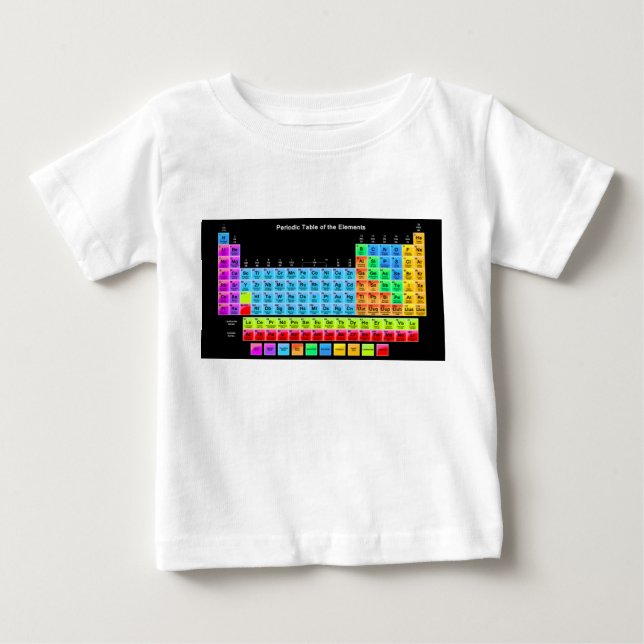 Periodische Tabelle Baby T-shirt (Vorderseite)