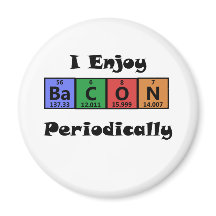 Periodische Tabelle Bacon Science Chemistry Funny