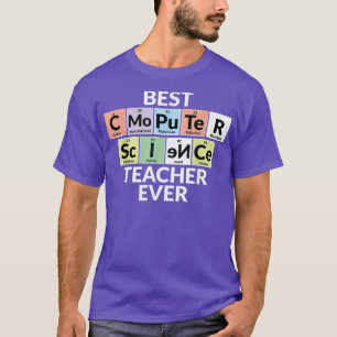 Periodische Tabelle - Bester Informatiklehrer je T-Shirt