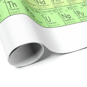 Periodische Tabelle der Elemente Geschenkpapier