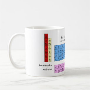 Periodische Tabelle der Elemente - Tasse
