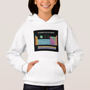 Periodische Tabelle der Elemente werfen Kissen Hoodie