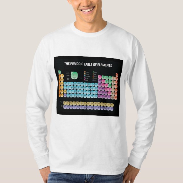 Periodische Tabelle der Elemente werfen Kissen T-Shirt (Vorderseite)