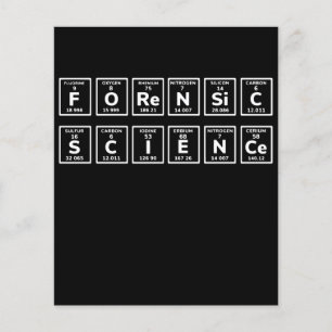 Periodische Tabelle der forensischen Wissenschaft