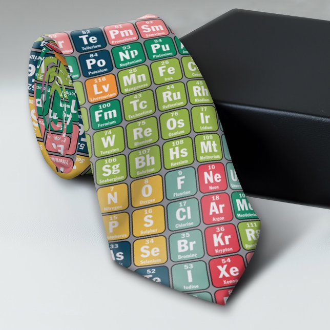 Periodische Tabelle des Elementmusters Krawatte (Periodic Table Pattern Tie)