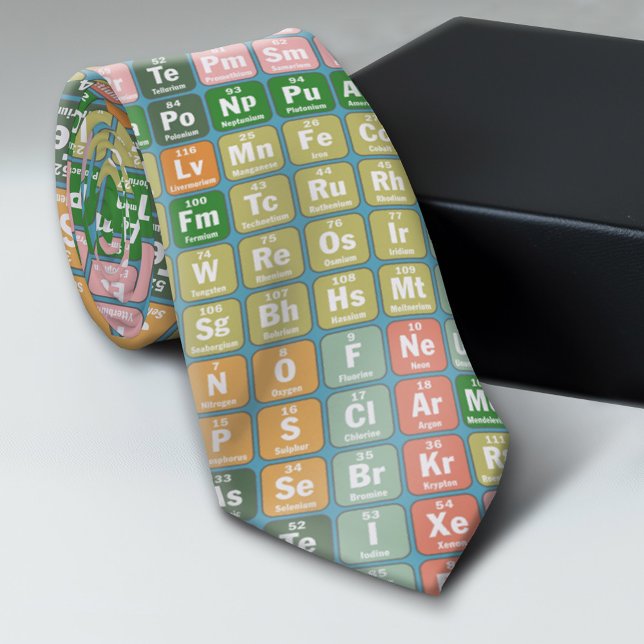 Periodische Tabelle des Elementmusters Krawatte (Periodic Table Pattern Tie)