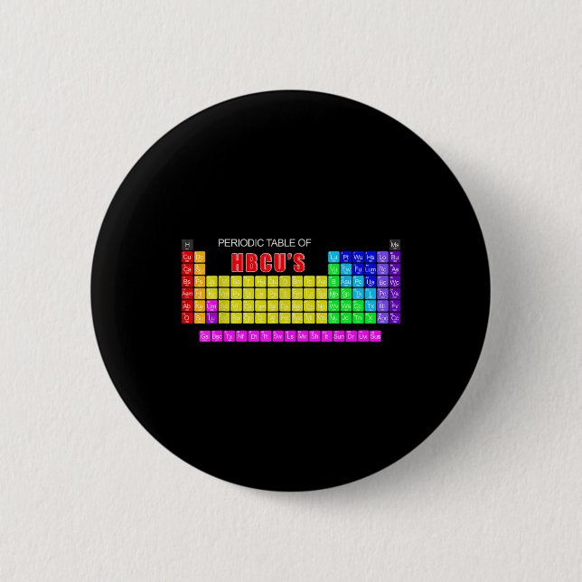 Periodische Tabelle des Hbcus blerd Button (Vorderseite)