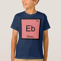 Periodische Tabelle "Ebony Name Chemistry Element"