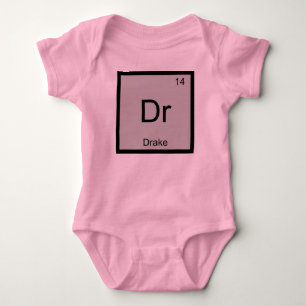 Periodische Tabelle für das Element "Drake Name C Baby Strampler