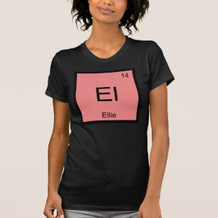 Periodische Tabelle für das Element Ellie Name Che T-Shirt