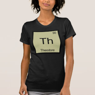 Periodische Tabelle für den Namen der Theodore-Che T-Shirt